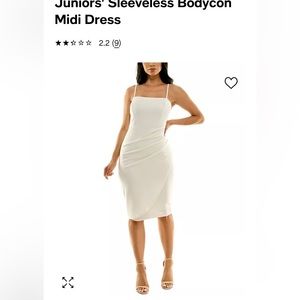 White Bodycon dress from Macys (Medium)